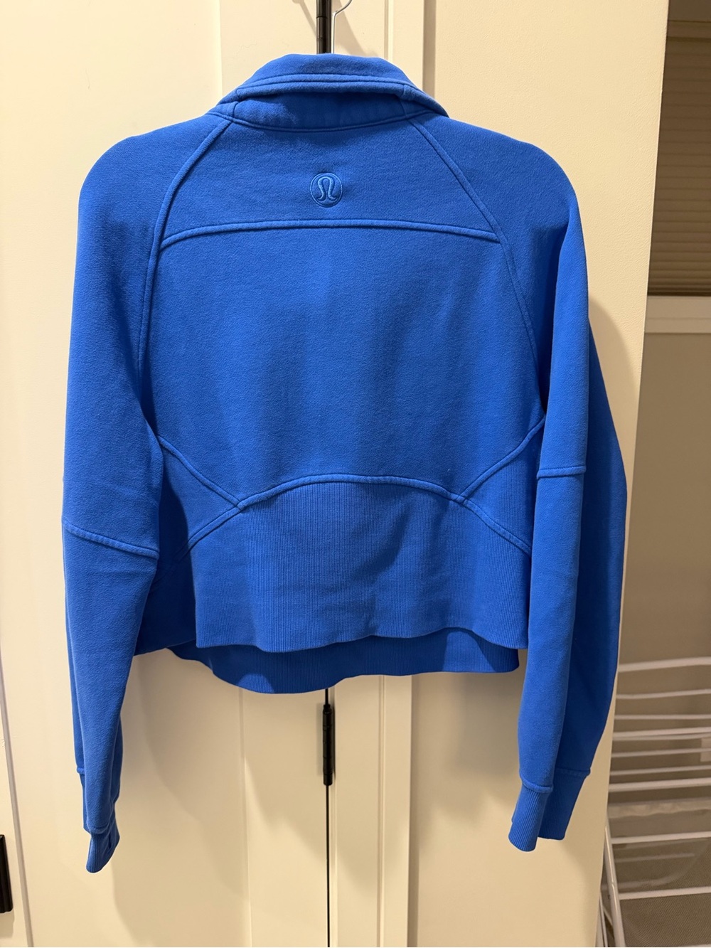 Lululemon Scuba Oversized Funnel-Neck Half Zip Galactic Cobalt M/L - Picture 9 of 9